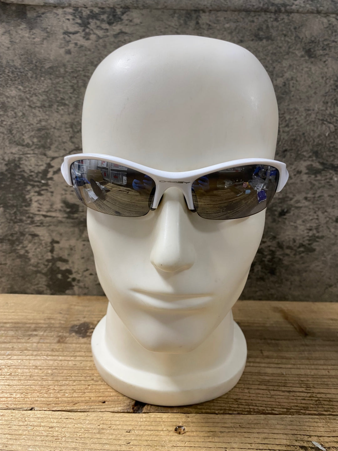 KN396 オークリー OAKLEY FLAK サングラス アイウェア 白
