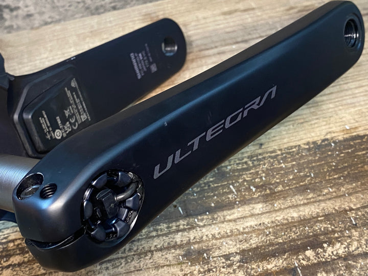 JE859 シマノ SHIMANO アルテグラ ULTEGRA FC-R8100-P クランクアーム パワーメーター 172.5mm 動作確認済 ※キャップ欠品
