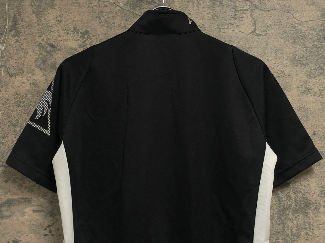 JT316 ルコックスポルティフ le coq sportif 半袖 サイクルジャージ 白 黒 L
