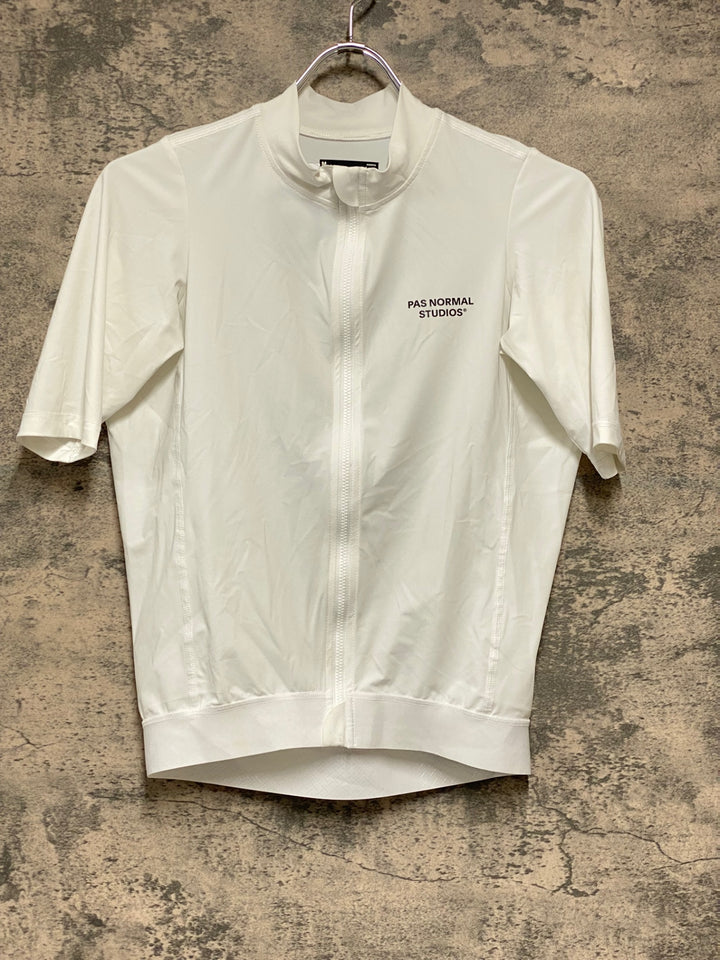 KJ294 パスノーマルスタジオ PAS NORMAL STUDIOS Essential Jersey 半袖 サイクルジャージ 白 M