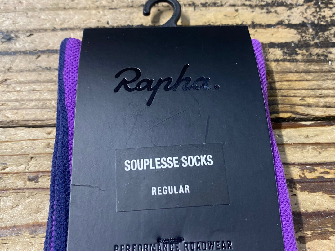 KP527 ラファ Rapha SOUPLESSE SOCKS REGULAR ソックス 紫 レディース S