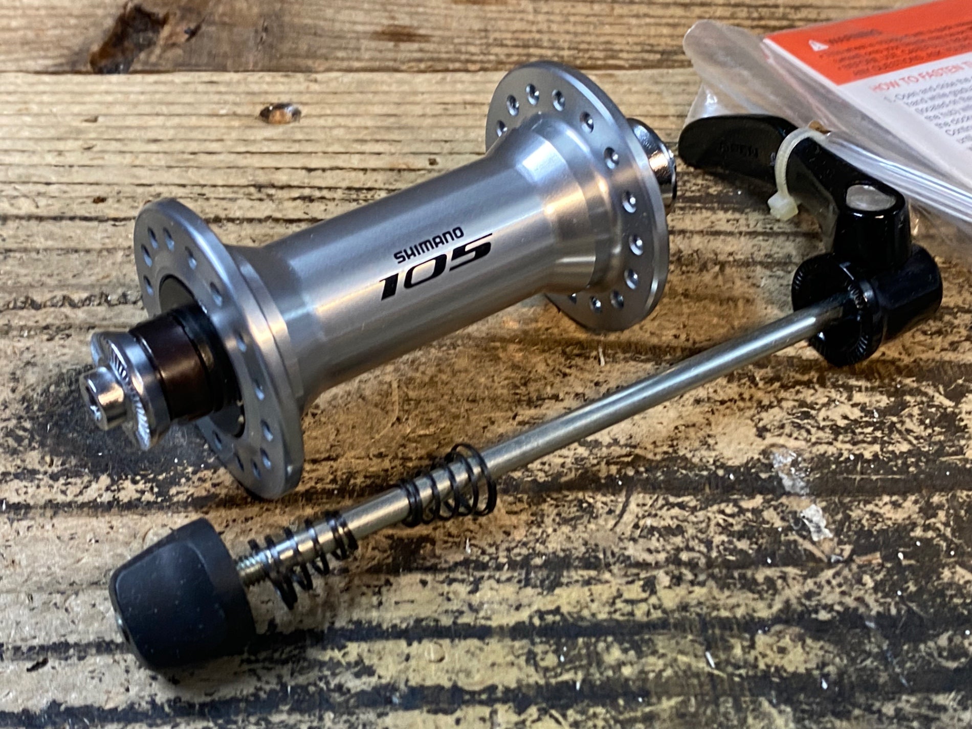 JW620 シマノ SHIMANO 105 HB/FH-5800 前後ハブセット 32H シルバー