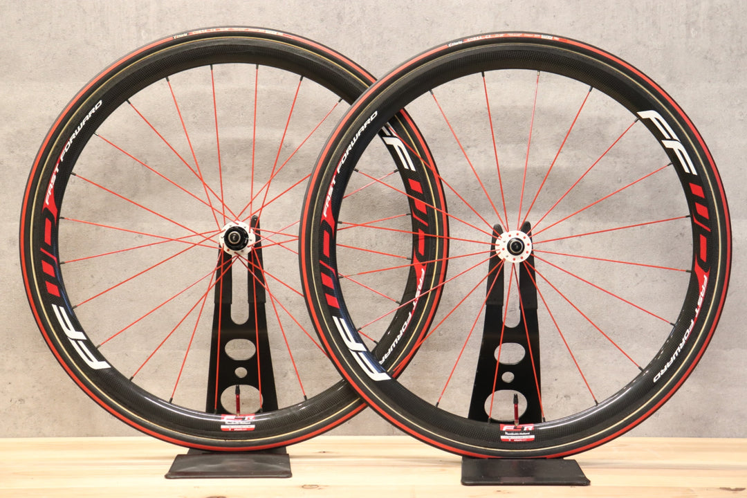 【日本限定カラー!】 ファストフォワード FFWD F4R JAPAN Limited カーボン チューブラー ホイールセット カンパニョーロ 11/12S 【さいたま浦和店】