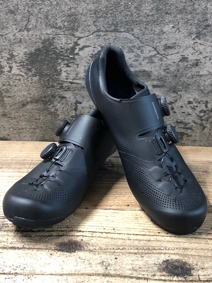 KC976 シマノ SHIMANO S-PHYRE SHRC903 ビンディングシューズ 黒 EU43