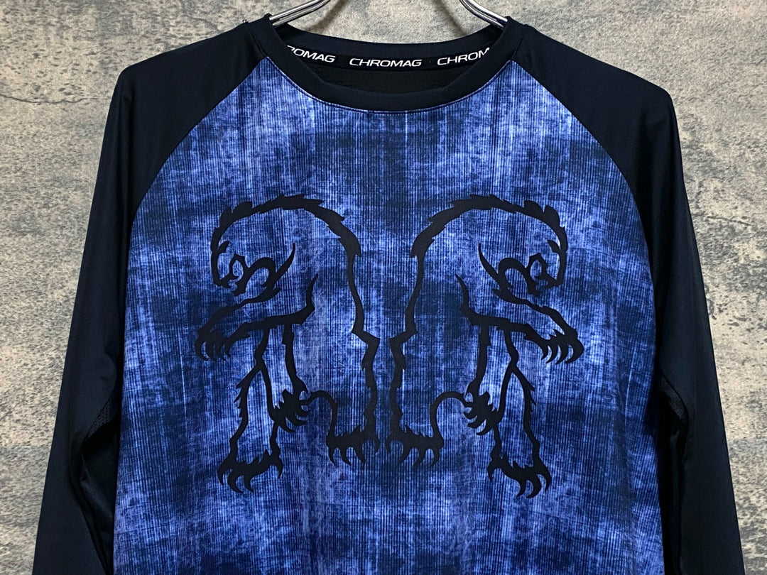 KP610 クロマグ CHROMAG 長袖 Tシャツ 黒 紺 M