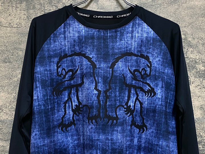 KP610 クロマグ CHROMAG 長袖 Tシャツ 黒 紺 M