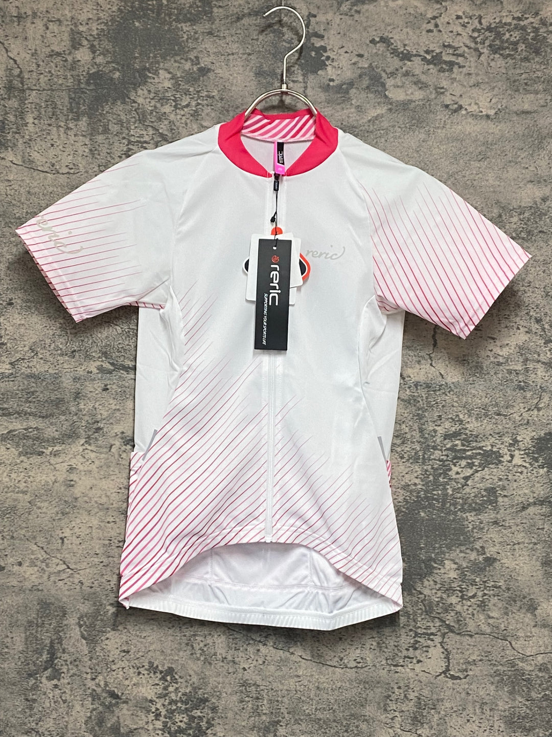 JW007 レリック reric Women's Himalia SS Jersey 半袖 サイクルジャージ S 白 レディース
