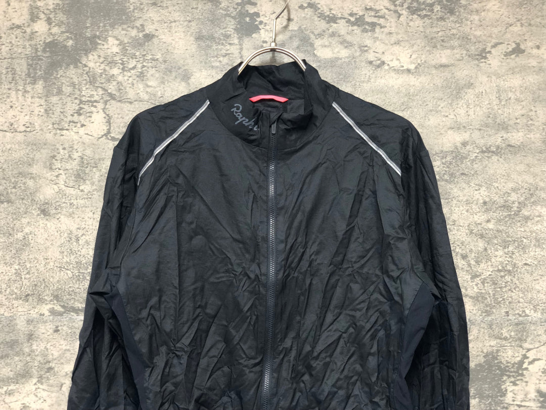 KK083 ラファ RAPHA WIND JACKET 長袖 ウインドブレイカー サイクルジャケット 黒 M