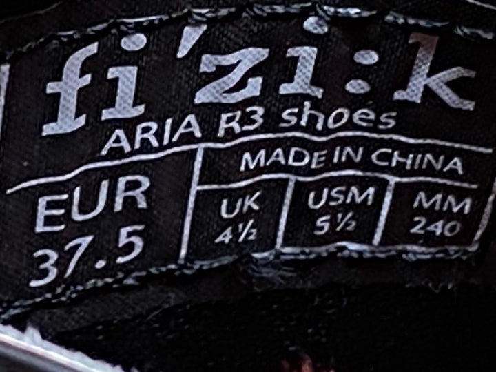 JN500 フィジーク fizik ARIA R3 EU37.5 ビンディングシューズ SPD-SL