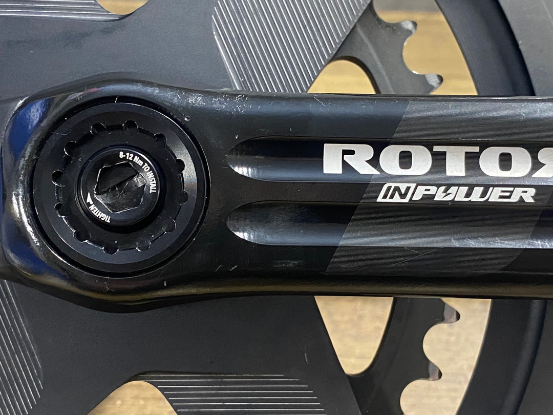 JT718 ローター ROTOR IN POWER Q-RINGS パワーメーター クランクセット 170mm 52/36T ※接続不可のためジャンク