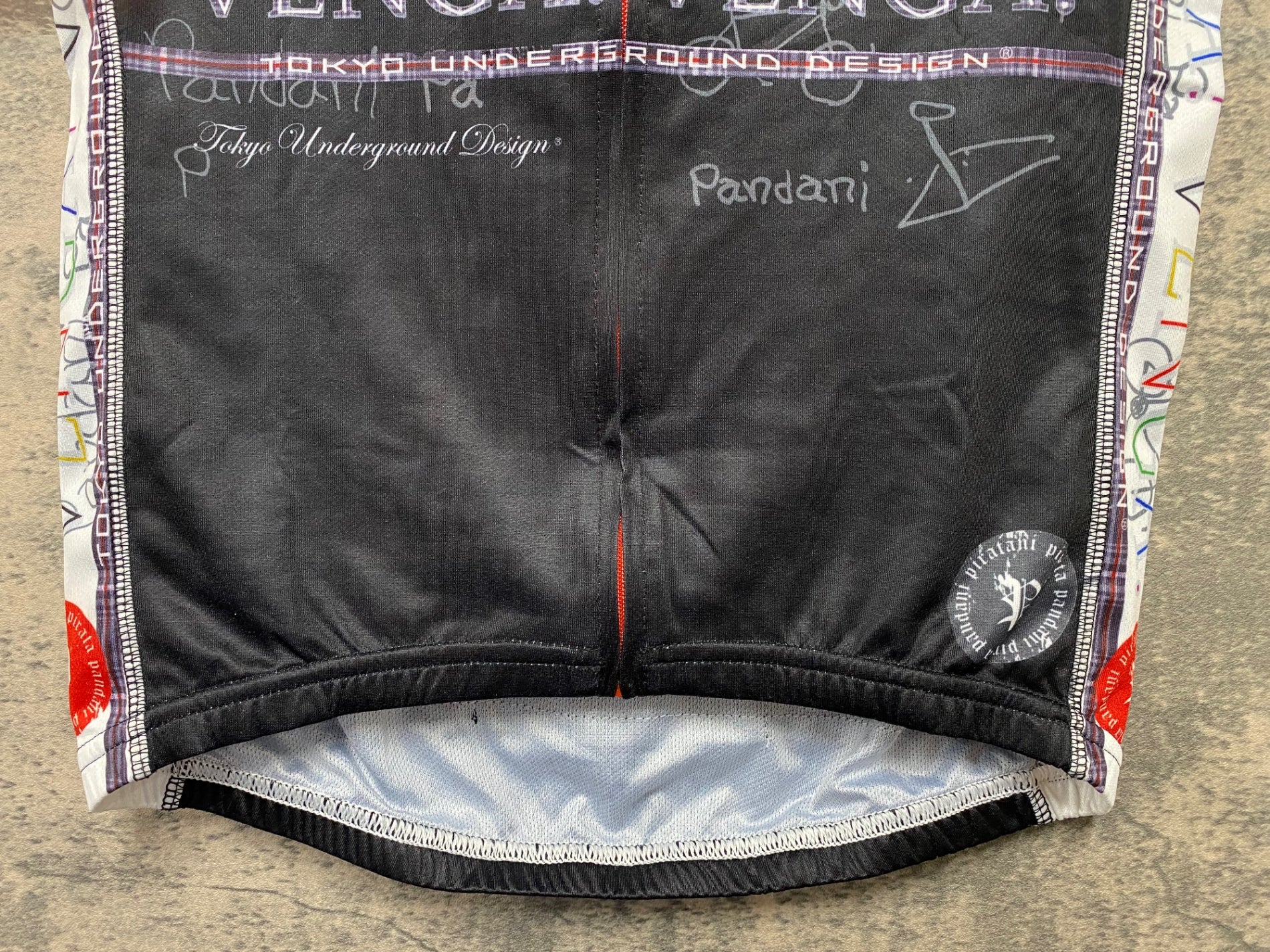 KD597 パンダーニ Pandani 半袖 サイクルジャージ 黒 XS レディース