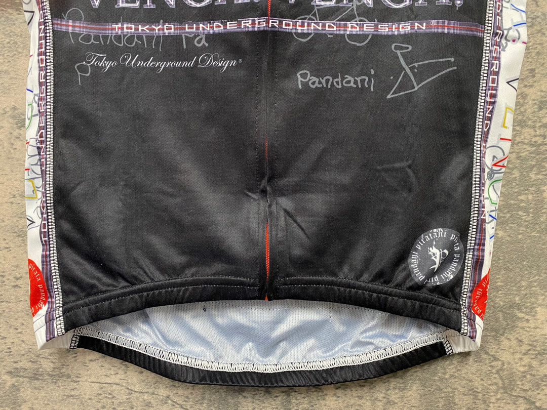 KD597 パンダーニ Pandani 半袖 サイクルジャージ 黒 XS レディース