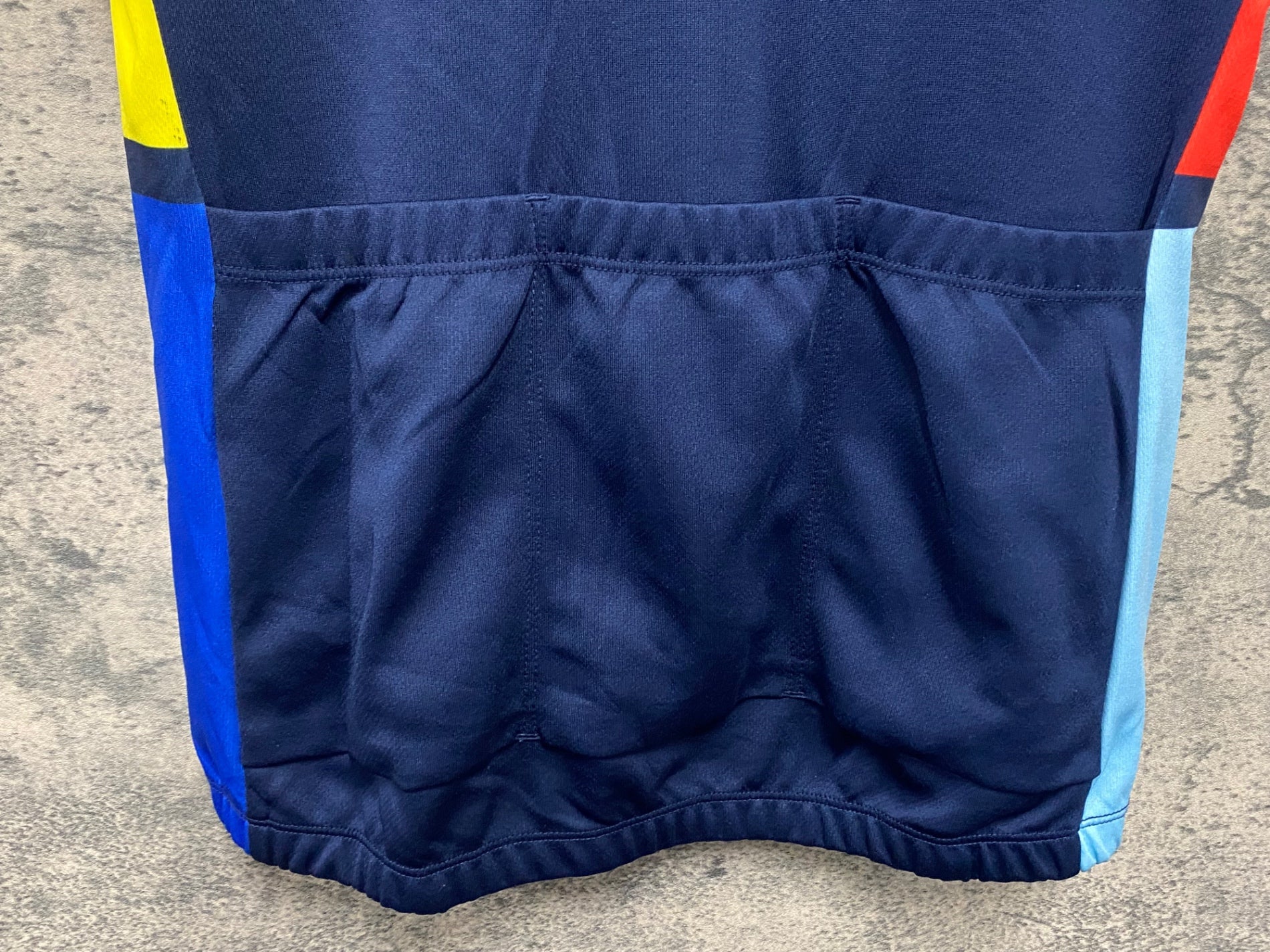 JU425 ルコックスポルティフ Le Coq Sportif 半袖 サイクルジャージ 紺