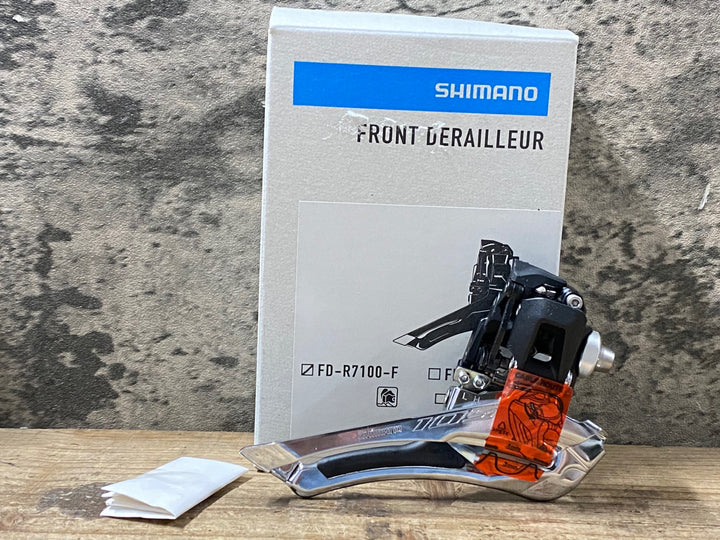 KH317 シマノ SHIMANO 105 FD-R7100 フロントディレイラー 直付 2s