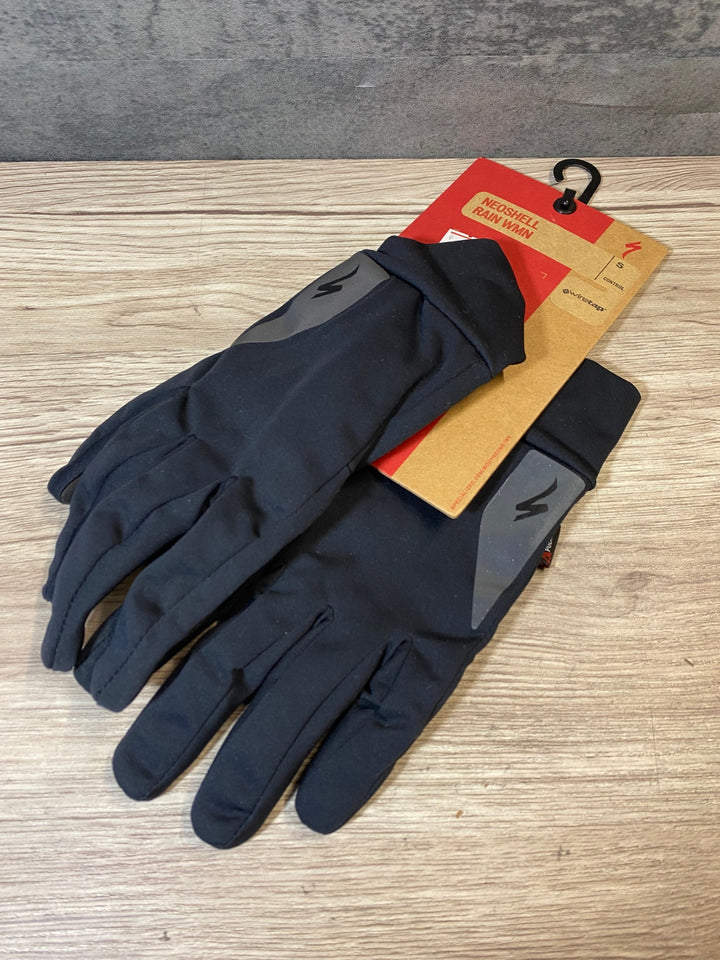 JV582 スペシャライズド SPECIALIZED NEOSHELL RAIN WMN 長指 グローブ 黒 レディース S 裏起毛 POLARTEC