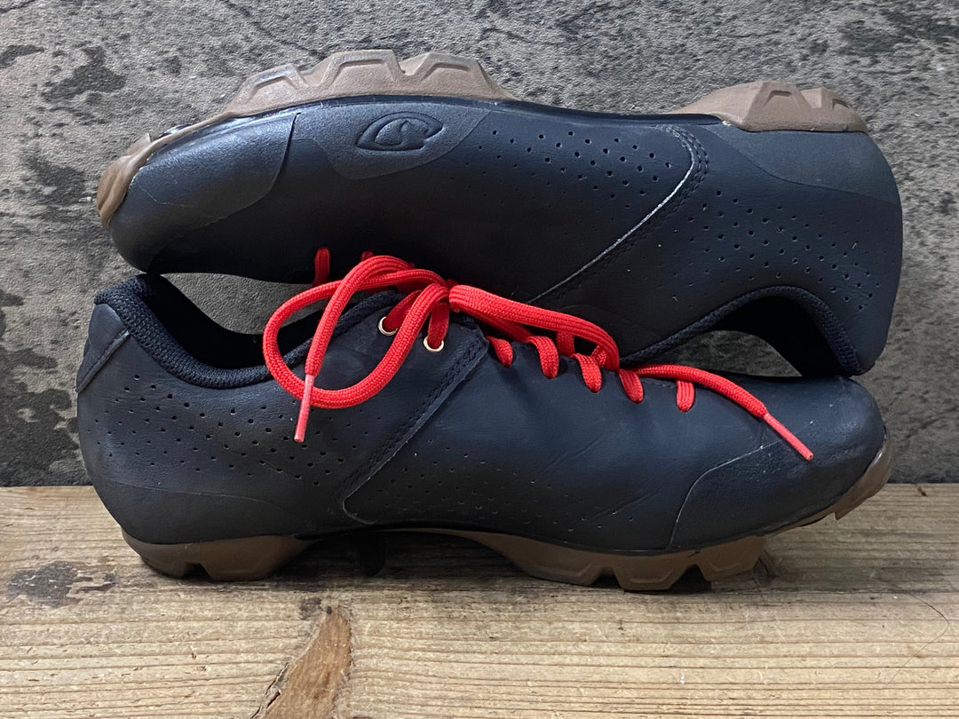 KO692 ジロ GIRO PRIVATEER LACE ビンディングシューズ 黒 EU42 SPD