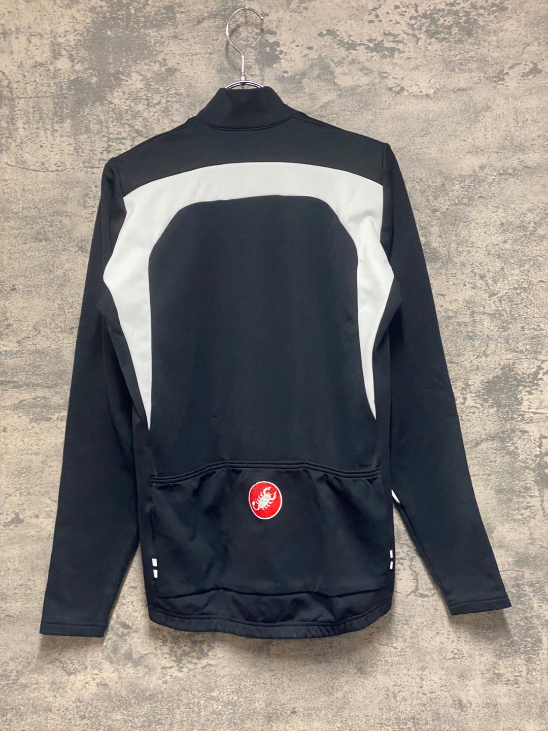 KB426 カステリ CASTELLI 長袖 サイクルジャージ 黒 L 裏起毛