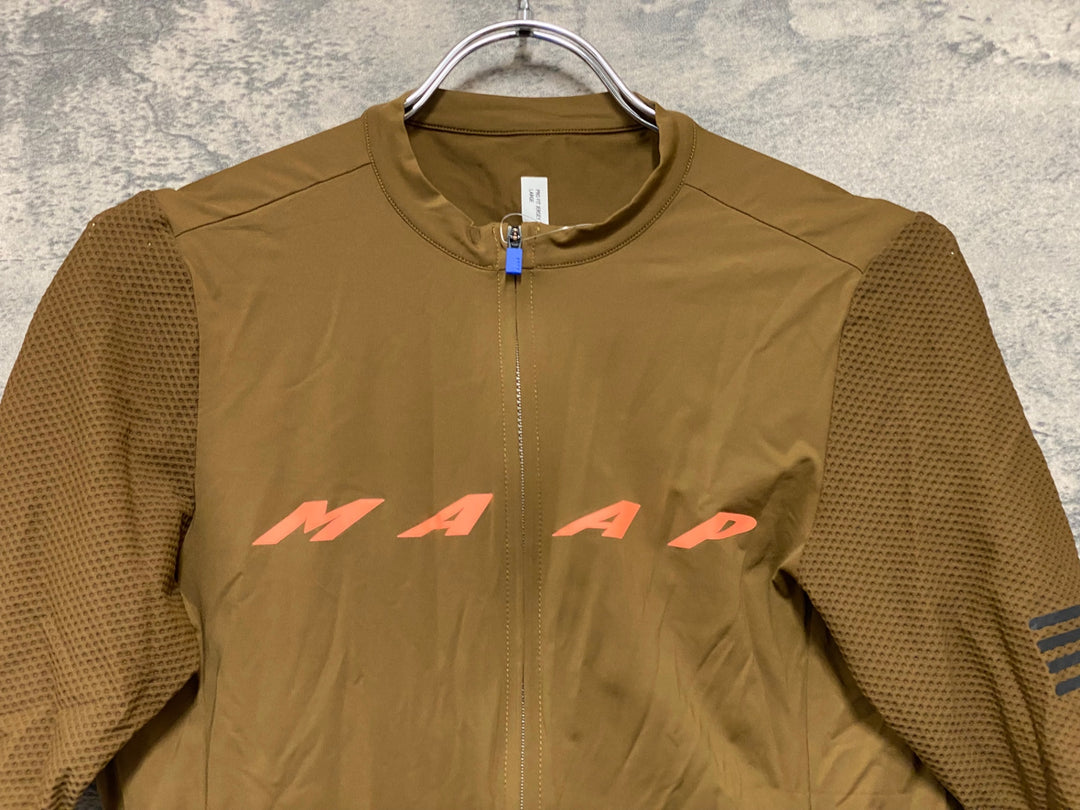 JT623 マープ MAAP PRO FIT JERSEY 半袖 サイクルジャージ カーキ L