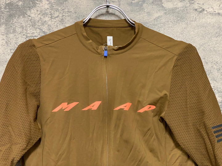 JT623 マープ MAAP PRO FIT JERSEY 半袖 サイクルジャージ カーキ L