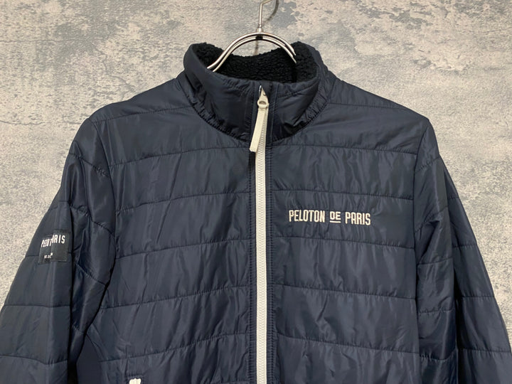 KB617 プロトンドパリ Peloton de Paris Vainqueur Puffy Jacket 長袖 サイクルジャケット 黒 S 中綿