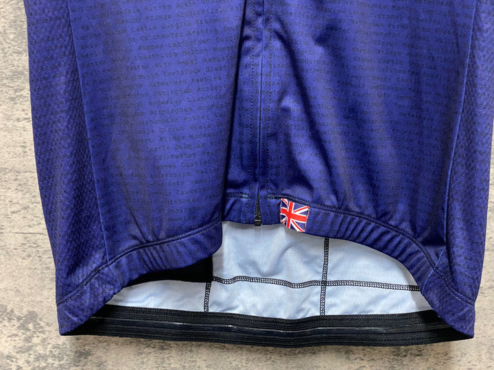 JN155 ラファ Rapha MEN'S COUNTRY JERSEY 半袖 サイクルジャージ 黒 紺 M TEAM Sky
