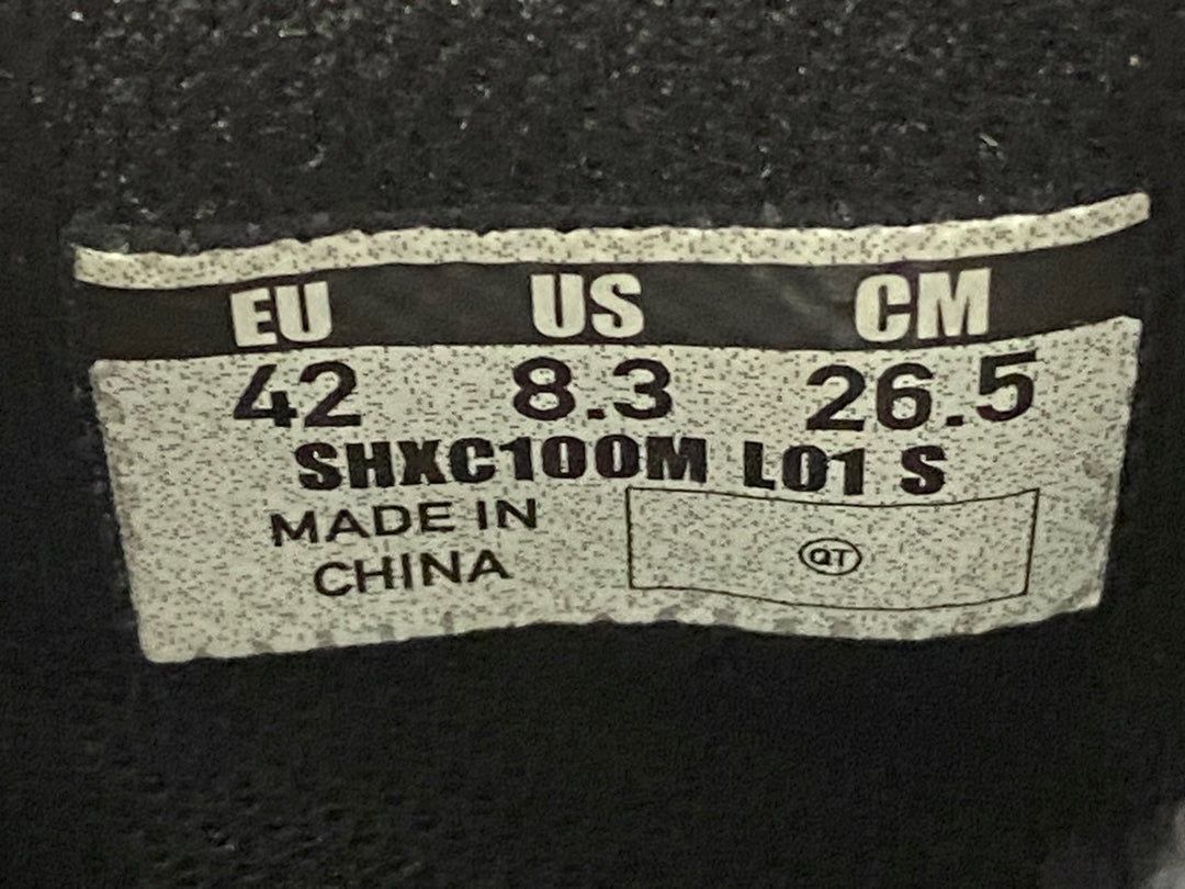JP135 シマノ SHIMANO XC1 SHXC100M ビンディングシューズ 2穴 黒 EU42