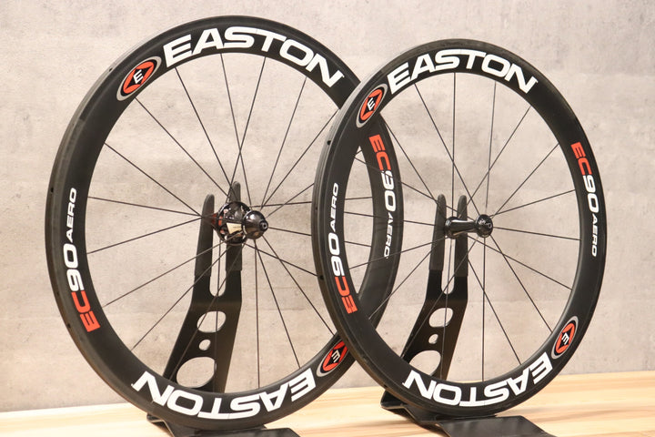イーストン EASTON EC90 AERO RIM カーボン チューブラー ホイールセット シマノ 11/12S 【さいたま浦和店】