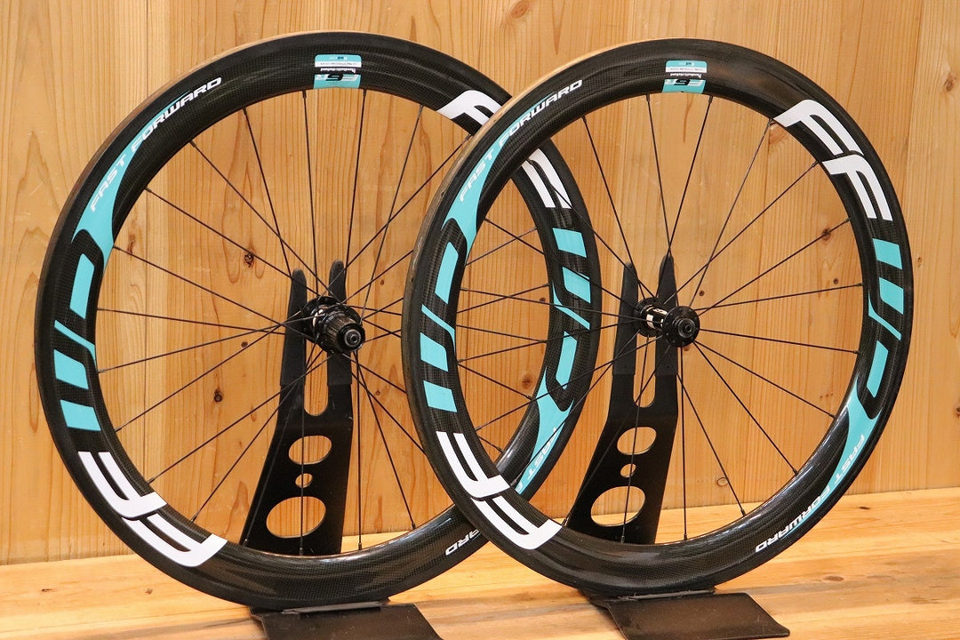 ファストフォワード FFWD F6R カーボン チューブラー ホイールセット シマノ 11S/12S 【芦屋店】