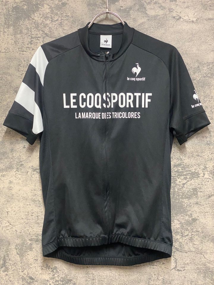 JP151 ルコックスポルティフ le coq sportif 半袖 サイクルジャージ 黒 M
