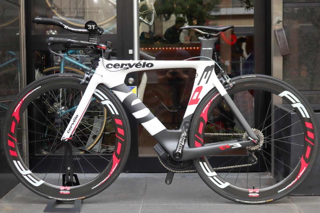 サーヴェロ Cervelo P3 2014 48サイズ アルテグラ 6870 Di2 11S FFWD F6R カーボン TTバイク タイムトライアルバイク 【南麻布店】