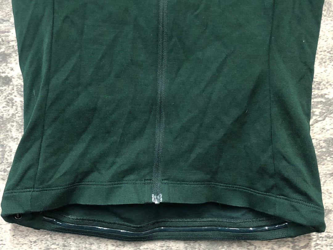 KL459 ラファ Rapha WOMEN'S CLASSIC JERSEY Ⅱ 半袖 サイクルジャージ 緑 XXS ※動物の毛