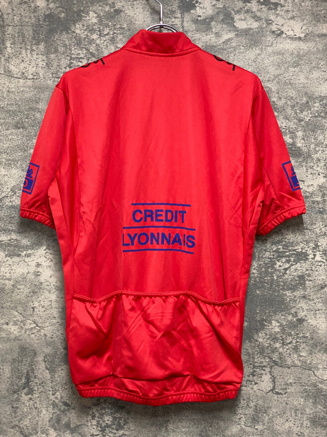 JM582 TOUR de France CREDIT LYONNAIS 半袖 サイクルジャージ 赤 XL