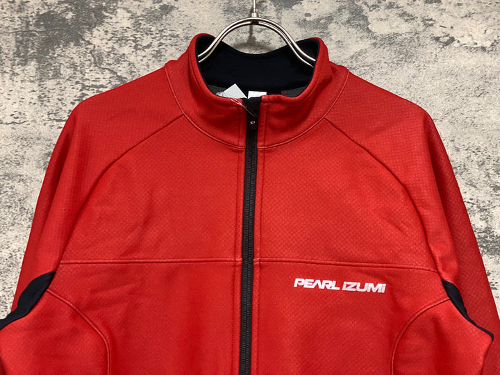 KA080 パールイズミ PEARL iZUMi 長袖 サイクルジャケット 赤 XL 裏起毛