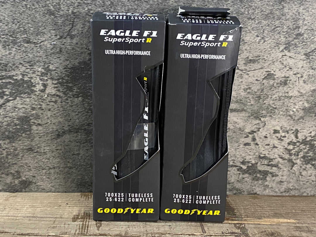 JU729 グッドイヤー GOOD YEAR EAGLE F1 SuperSport R チューブレスタイヤ 700x25C 2本セット