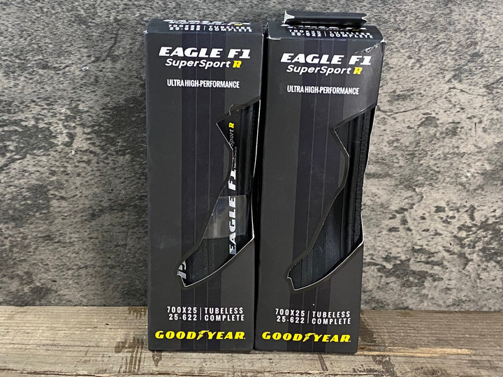 JU729 グッドイヤー GOOD YEAR EAGLE F1 SuperSport R チューブレスタイヤ 700x25C 2本セット