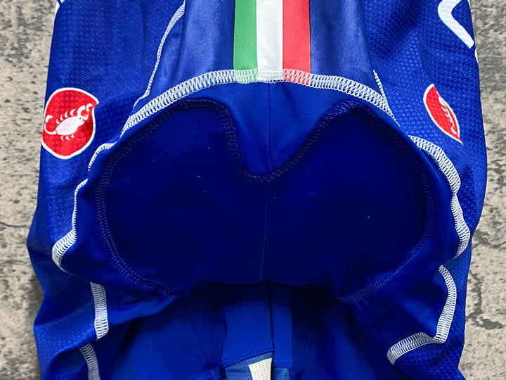 KJ758 カステリ CASTELLI ビブショーツ 青 L