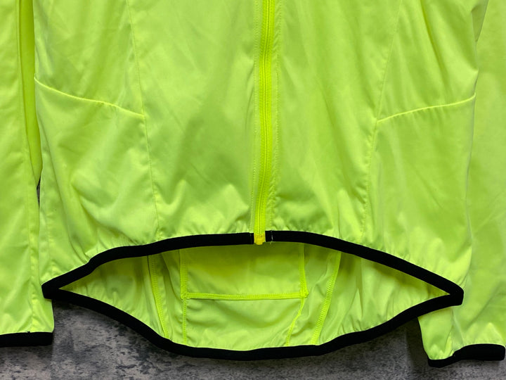 JW070 パールイズミ PEARL iZUMi 長袖 ウインドブレイカー 黄 L