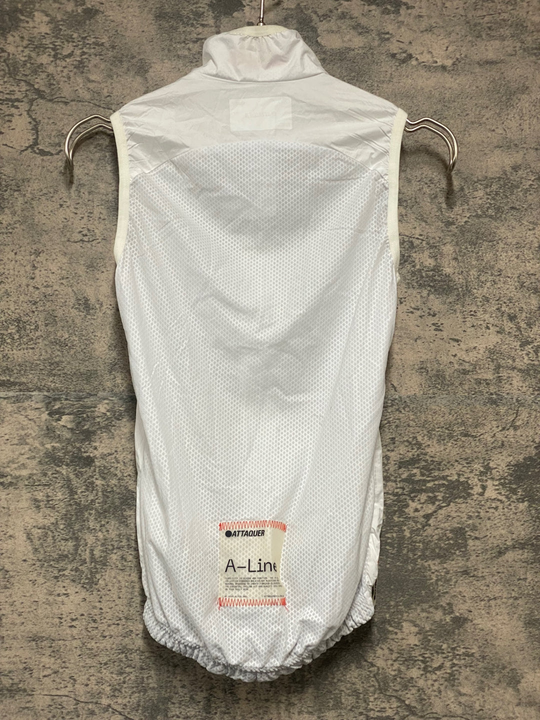 KI105 アタッカー ATTAQUER ジレ サイクルベスト 白 XS