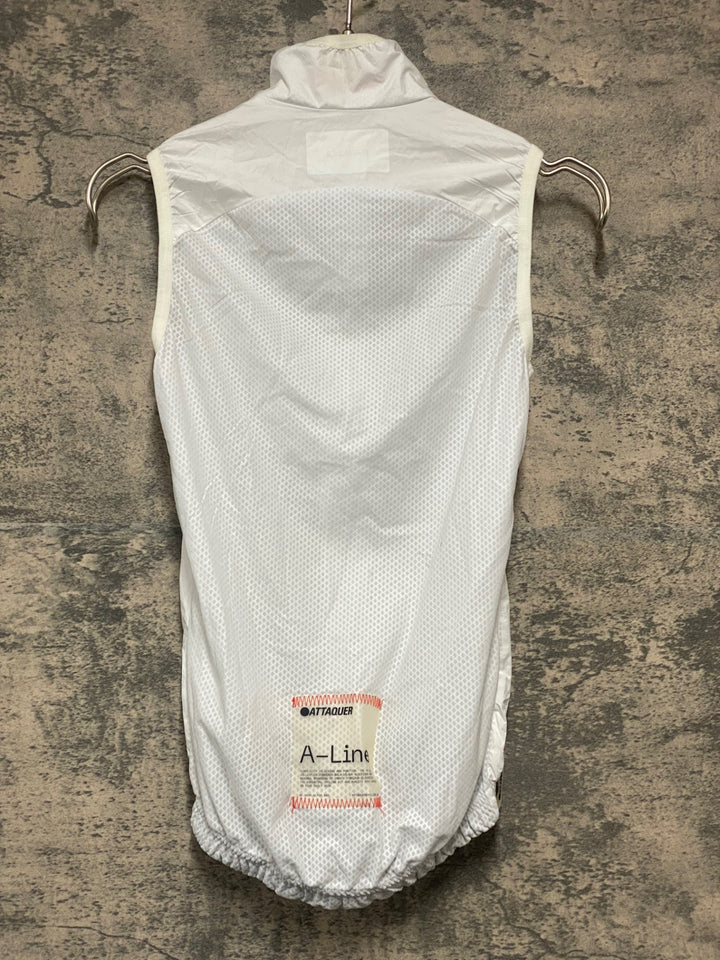 KI105 アタッカー ATTAQUER ジレ サイクルベスト 白 XS