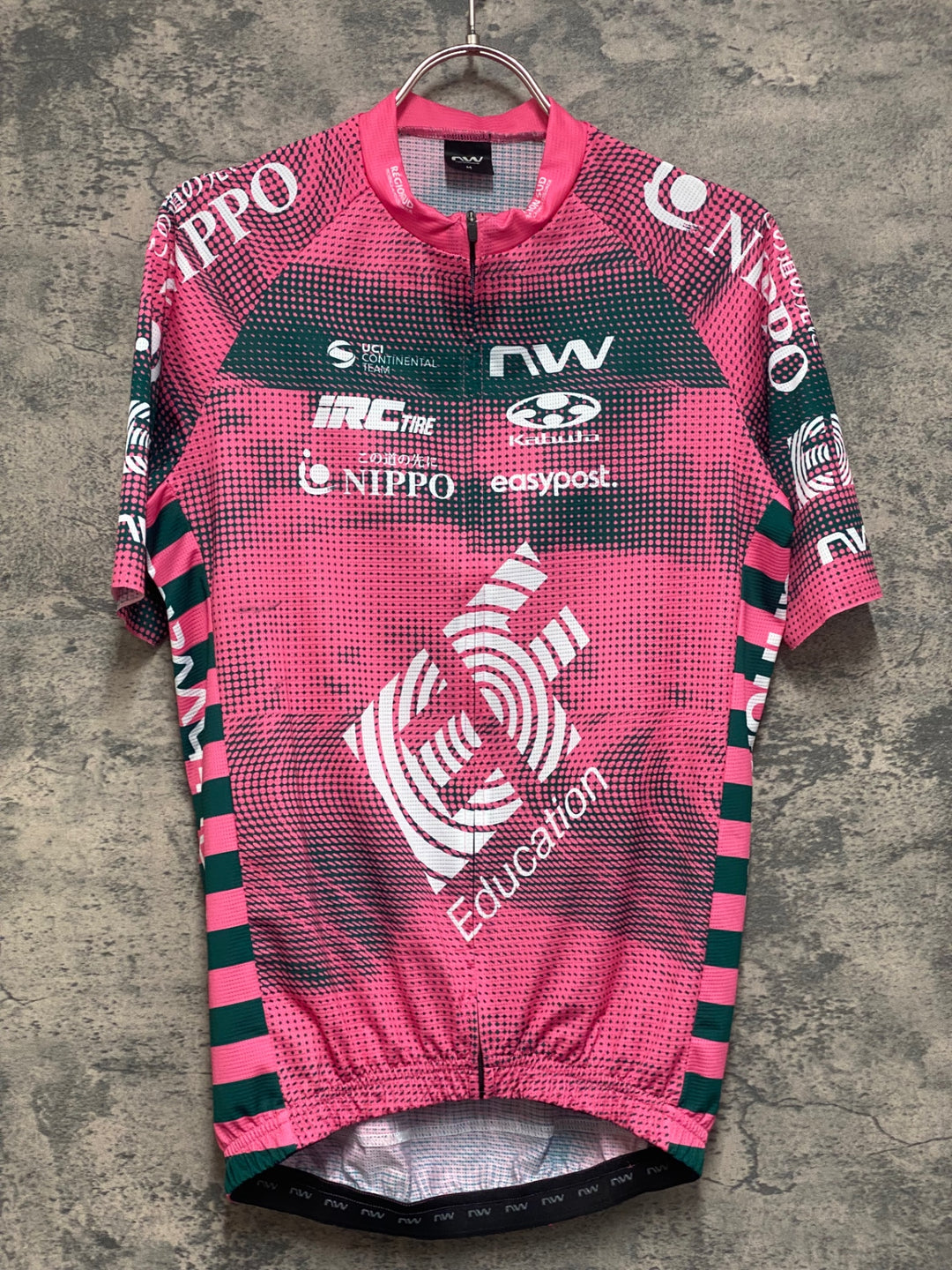JN354 ノースウェーブ NORTHWAVE 半袖 サイクルジャージ ピンク M EF EDUCATION