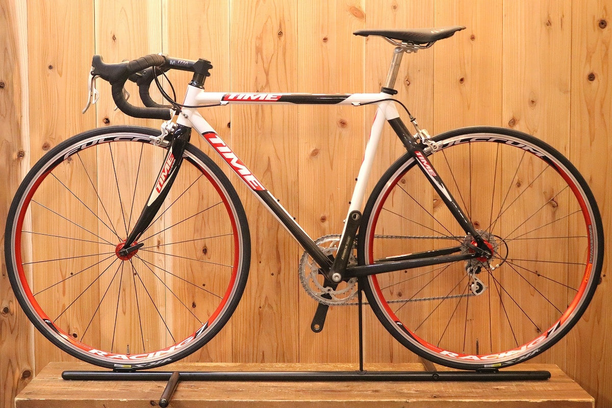 TIME VXエリートカーボン ロードバイクフレーム 赤黒 タイム TIME VX ELITE 2005年頃モデル 49サイズ カンパニョーロ