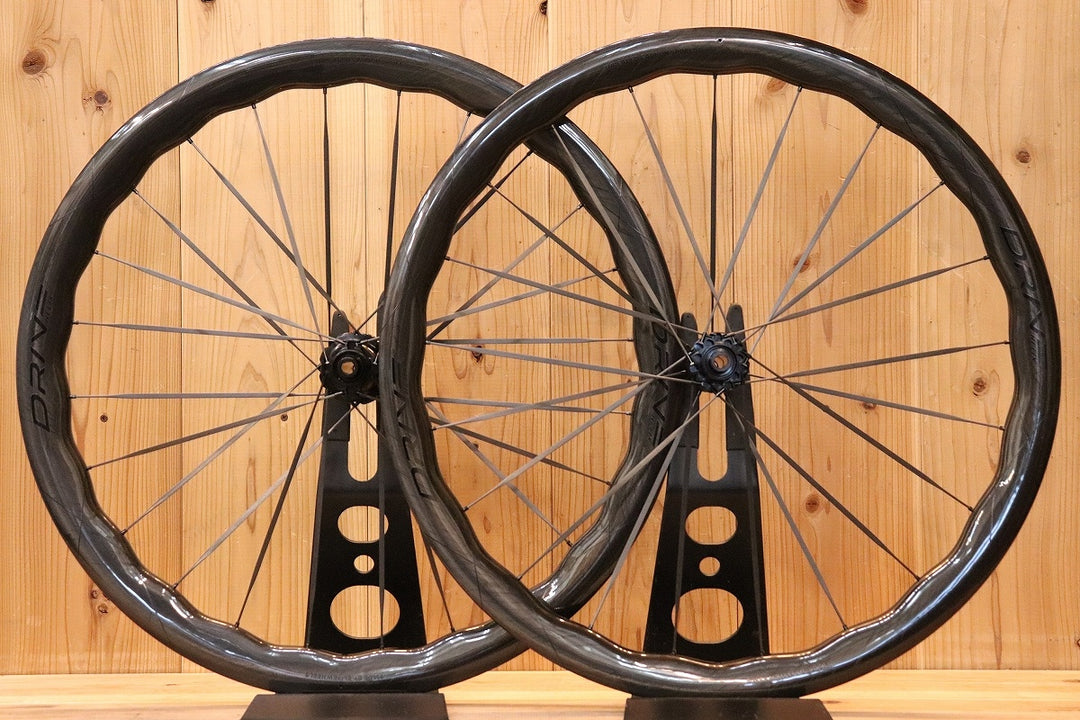 エリートホイールズ ELITEWHEELS ドライブ DRIVE HELIX 46D CS カーボン チューブレスレディ ホイールセット シマノ 11S/12S 【芦屋店】