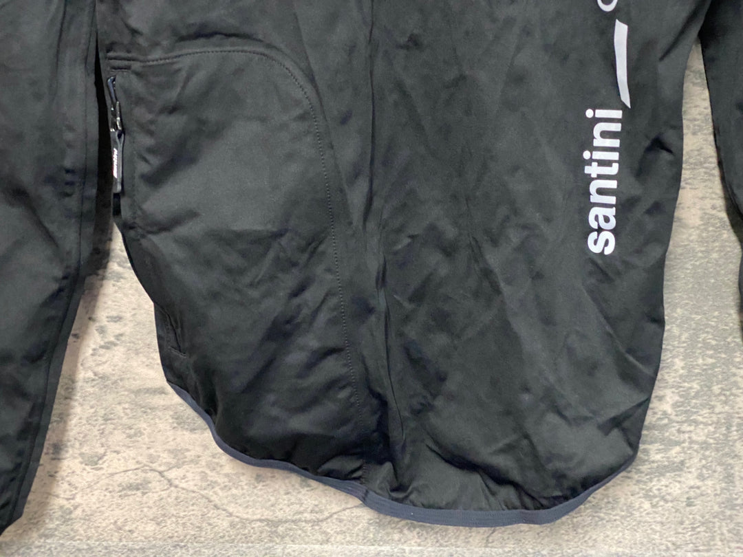 JT119 サンティーニ Santini 長袖 レインジャケット 黒 S