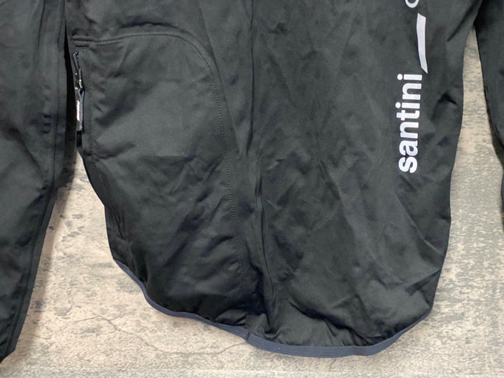 JT119 サンティーニ Santini 長袖 レインジャケット 黒 S