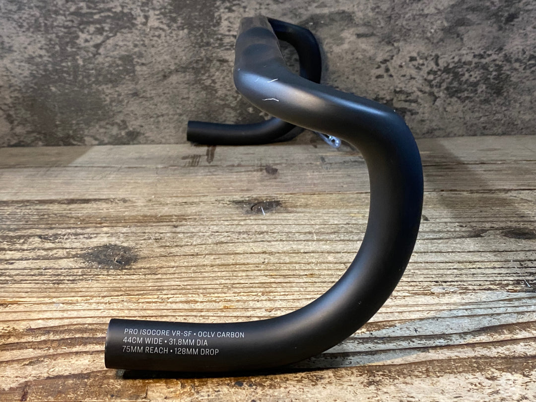 JS177 ボントレガー BONTRAGER PRO ISO CORE VR-SF カーボン ドロップハンドル ブラケット C-C440mm Φ31.8