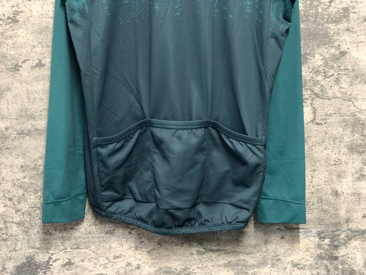 KK355 モンベル mont-bell 長袖 サイクルジャージ 緑 XL