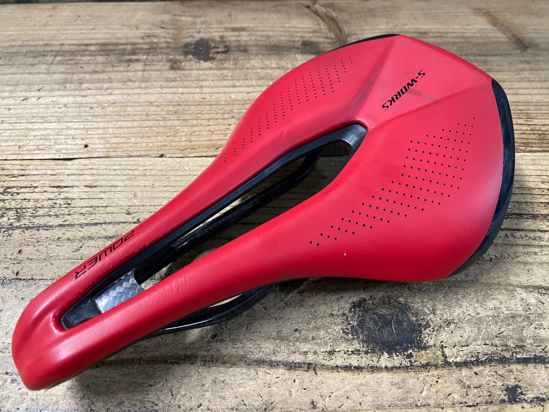 KG026 スペシャライズド SPECIALIZED S-WORKS POWER サドル カーボンレール 赤 143mm