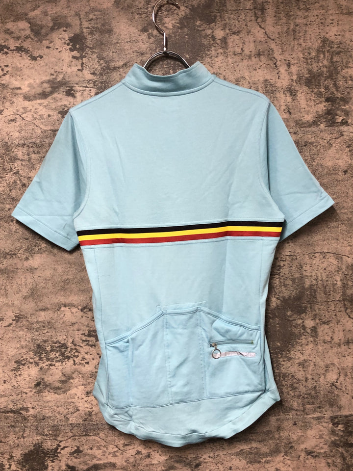 JT800 ラファ RAPHA CLUB JERSEY 半袖 サイクルジャージ M 水色