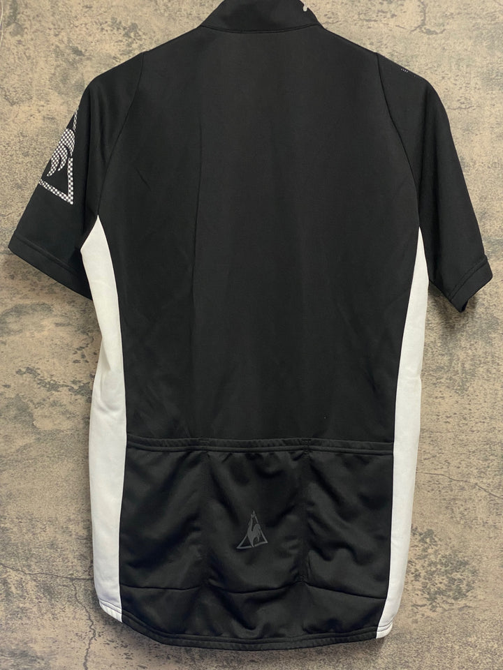 JT316 ルコックスポルティフ le coq sportif 半袖 サイクルジャージ 白 黒 L