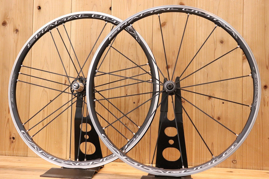 カンパニョーロ CAMPAGNOLO シャマル SHAMAL ULTRA 2WAY-FIT アルミ クリンチャー ホイールセット シマノ 11S/12S 17C 【芦屋店】